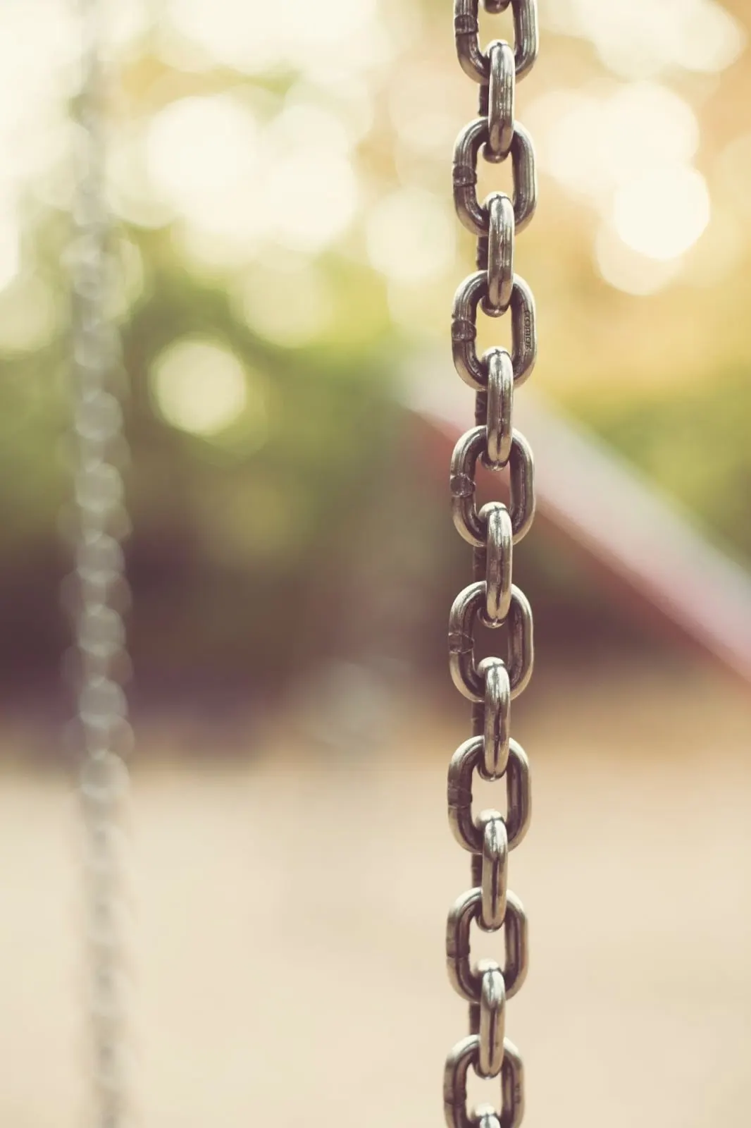 A Physical Metal Chain (figure from B is for Bitcoin)