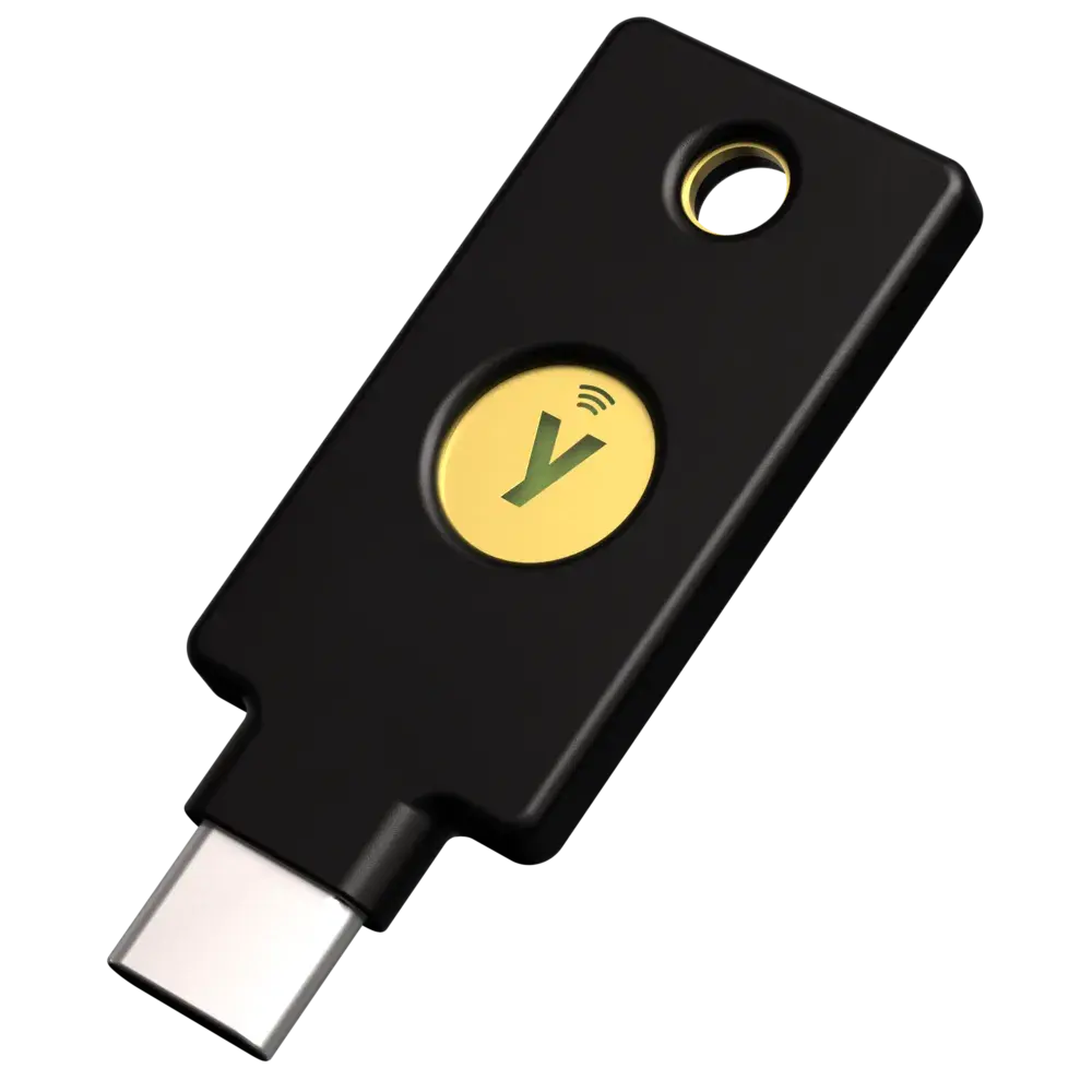 YubiKey 5C NFC hardware security key